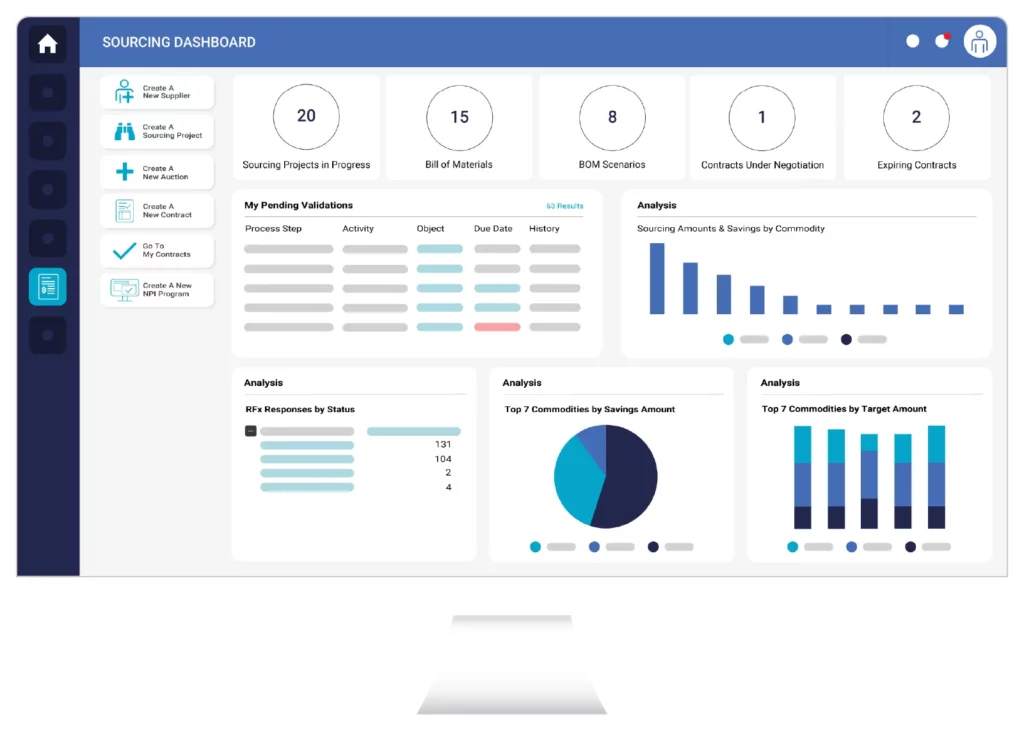 Screenshot - Sourcing - Dashboard