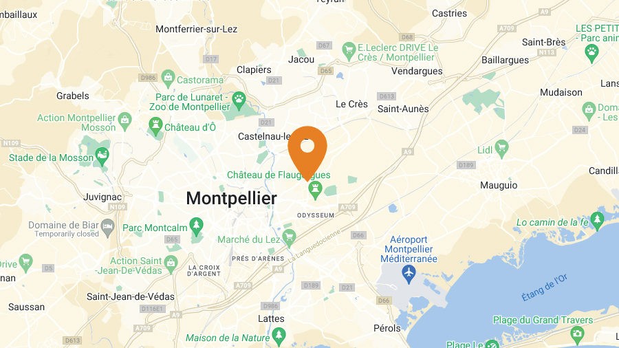 Mapa - Oficina de Ivalua - EMEA - Francia - Montpellier